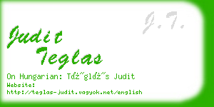 judit teglas business card